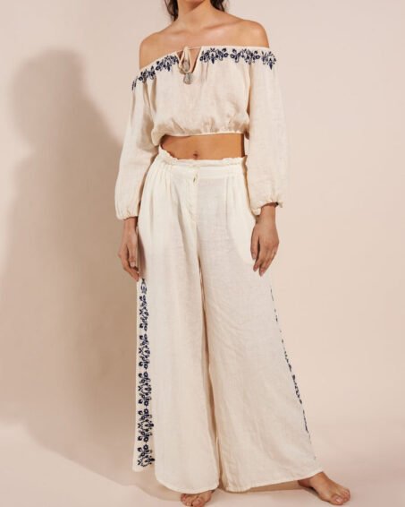 Caftan à ceinture noir Ines