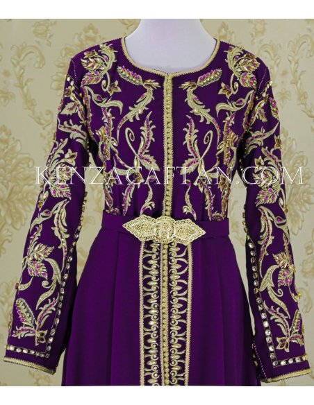 Caftan Najwa (mauve) - Image 4