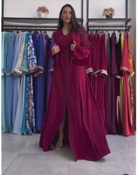 Caftan rouge vif