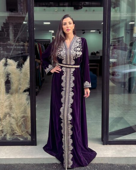 Caftan rouge vif