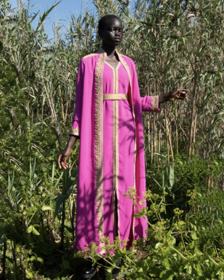Caftan rouge vif