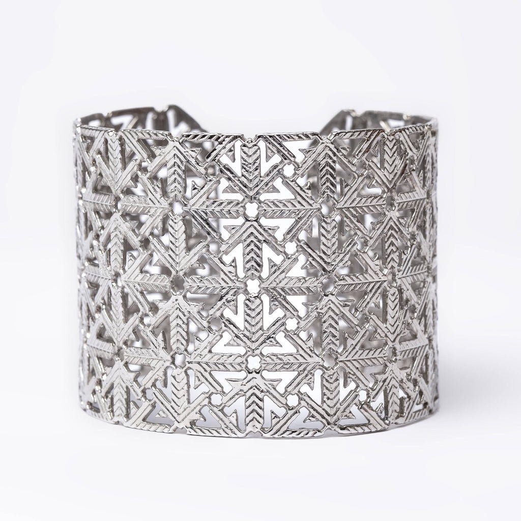 Celia Silver Cuff Bracelet
