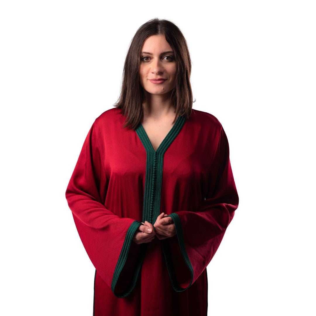 Delia Moroccan Jalabiya Women Red