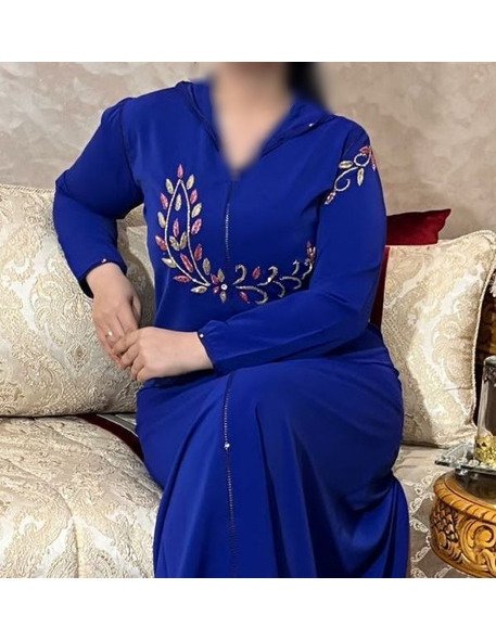 Djellaba bleu