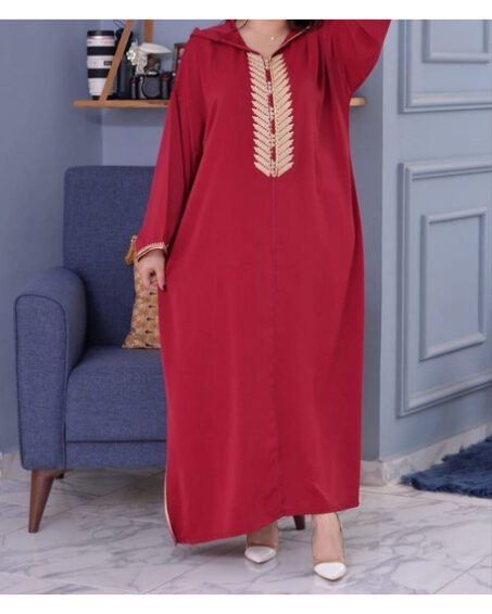Djellaba Couleur bordeaux