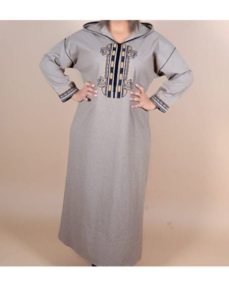 Djellaba femme beige