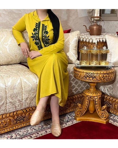 Djellaba jaune