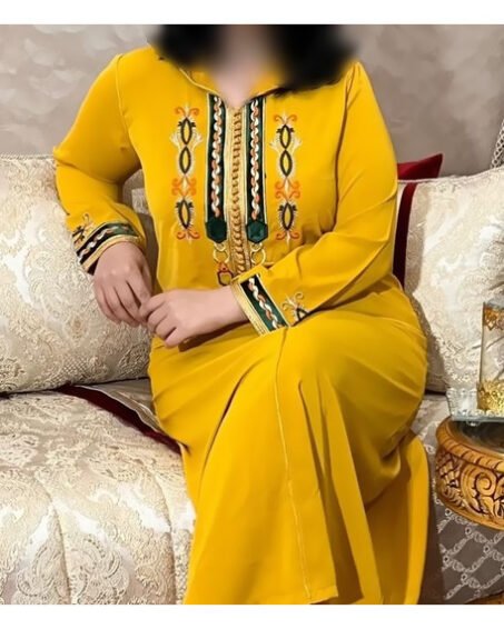 Djellaba jaune