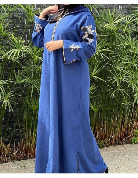 djellaba marocaine bleu - Image 3