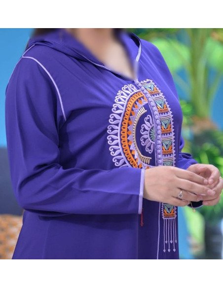 Djellaba mauve - Image 3