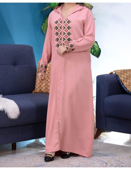 Djellaba rose - Image 3