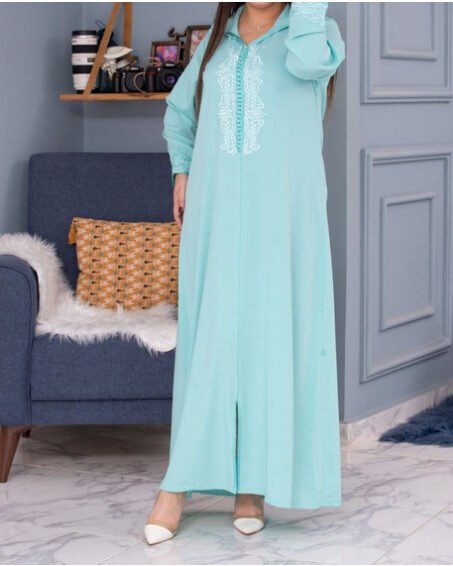 Djellaba turquoise