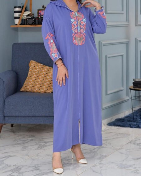 Djellaba violet