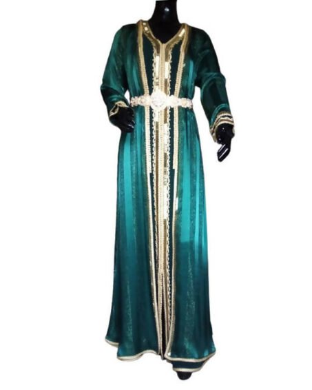 Green Silk Kaftan