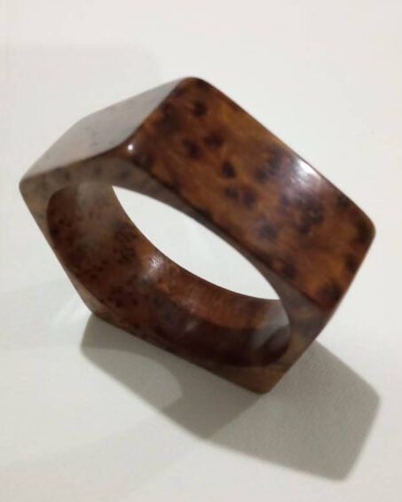 Handmade Bangle Thuja Wooden bracelet