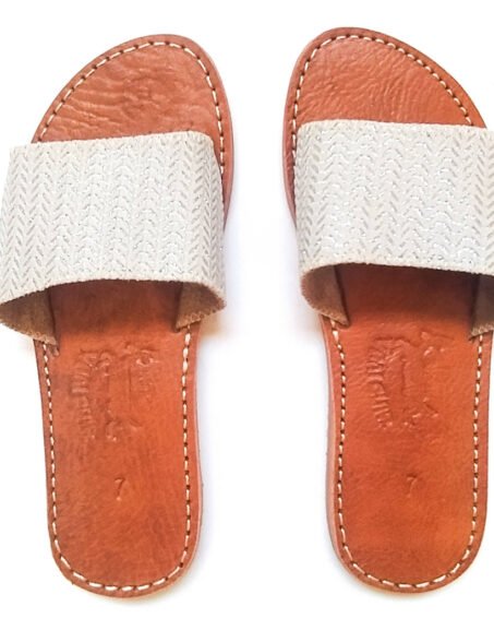 Leather Off White Sandals