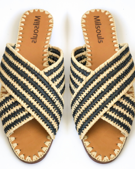 MADISON RAFFIA SANDALS