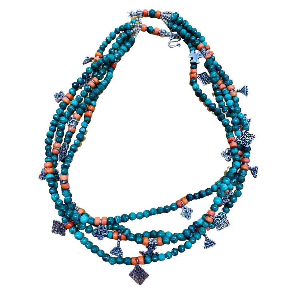 Malachite Berber Necklace