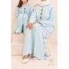 Moroccan Jellaba Neyla Sky Blue - Image 2