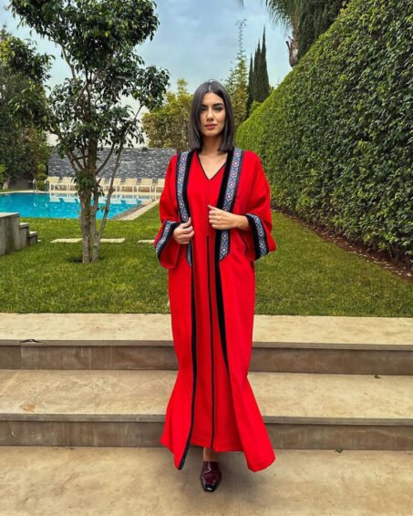 RANA - Red Ramadan 2 Piece Djellaba