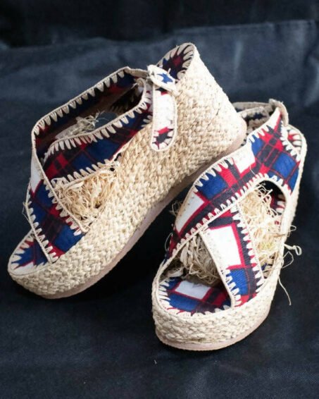 Raphia and Wax Sandals