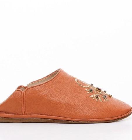 Round Moroccan Slippers