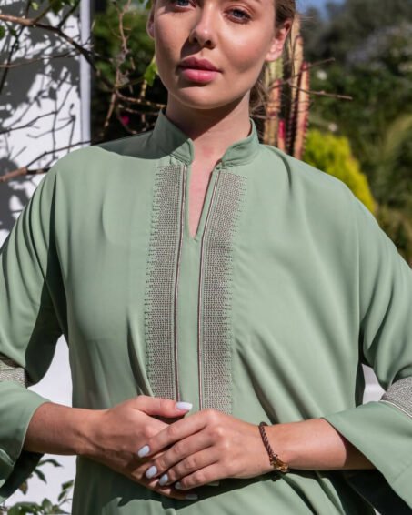 Sauge Green Kaftan