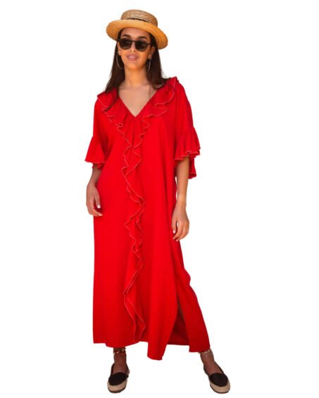 SICILY LINEN KAFTAN